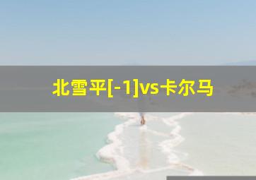 北雪平[-1]vs卡尔马